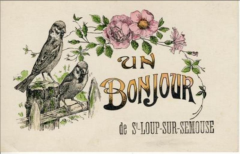 Saint Loup sur Semouse Un bonjour